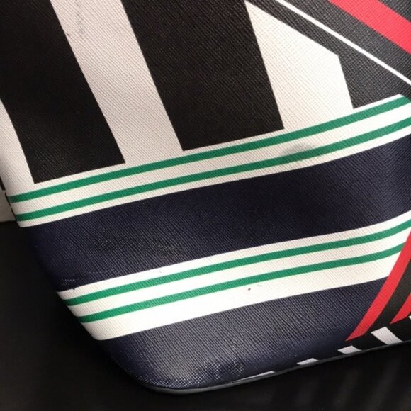 Trina Turk Geo Striped PVC Tote - Picture 5 of 16